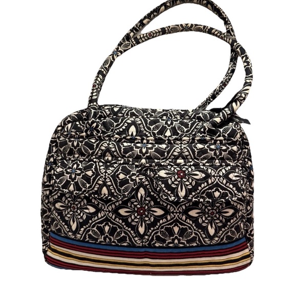 Vera Bradley Handbags - Vera Bradley Grand Weekender Travel Hand Bag-Barcelona Pattern 14x10x6